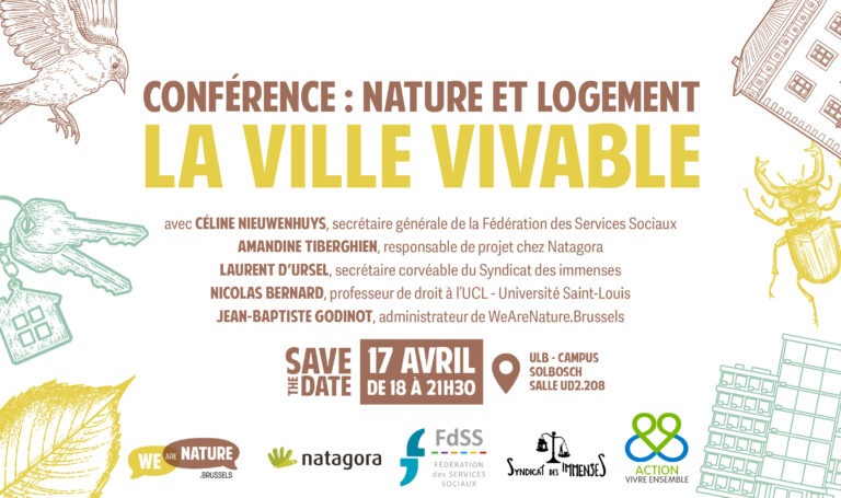 Conférence « Nature et logement : la ville vivable » – le 17 avril 2024
